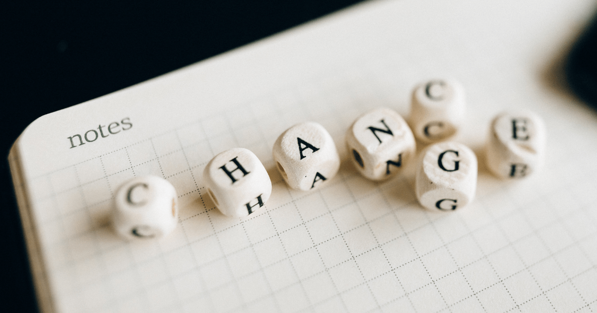 Changes for the new year